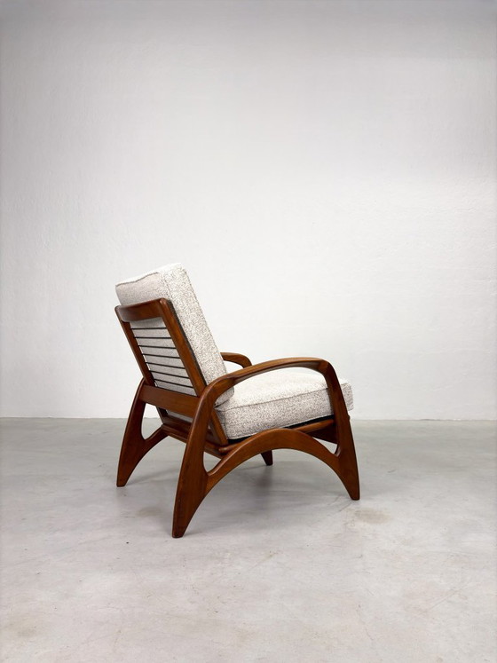 Seltener Mid-Century-Sessel von De Ster Geldermalsen – Wood (photo 4 of 15)