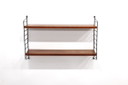 like new! Vintage Teak String Shelf Nisse Strinning Mid Century 60s 70s #1