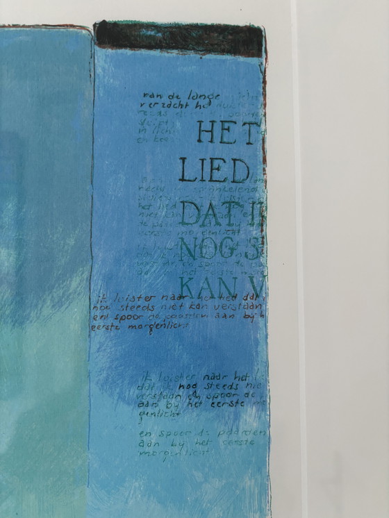 Image 1 of Screen print "By morning light" by Magda Luttikhuizen