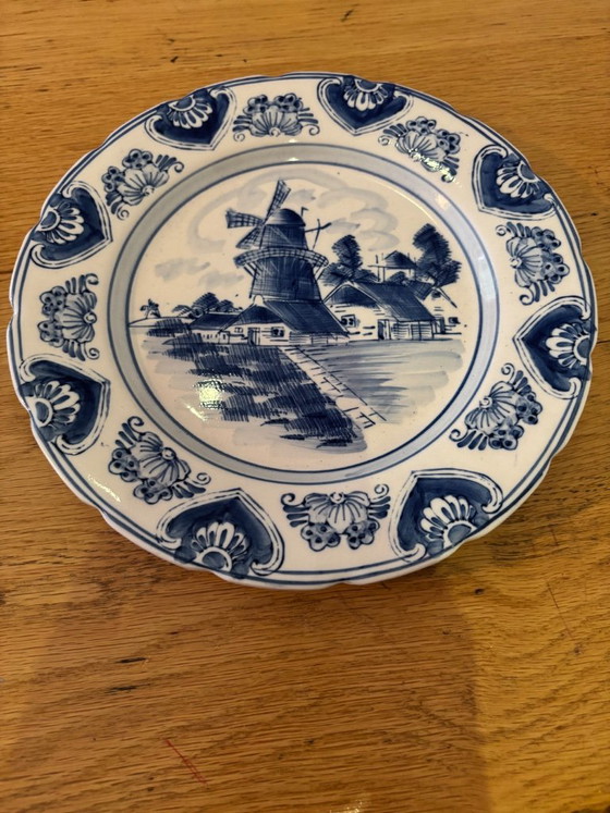 Set di 3 piatti da parete Delftsblauwe. – Stoviglie, Ceramic (photo 7 of 9)