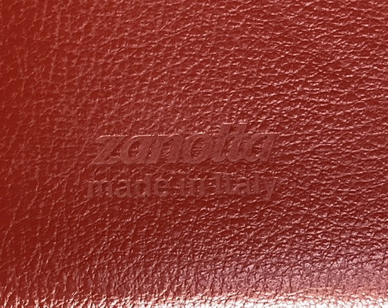 Image 1 of 4 Zanotta Italia Lia Leather Chairs Roberto Barbieri