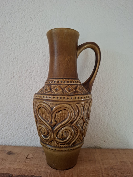 Image 1 of West Germany Vase moosgrün
