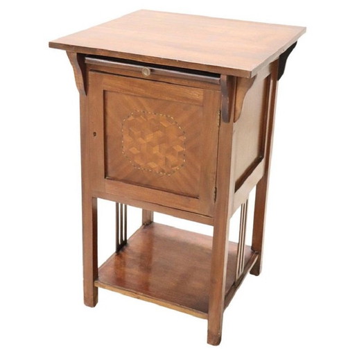 Table d'appoint en bois Art Nouveau