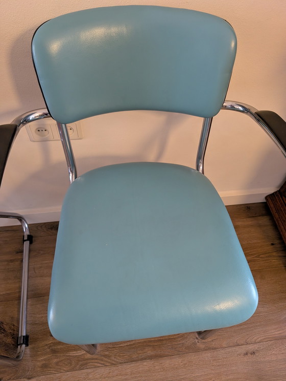 Image 1 of 6 Gispen chairs