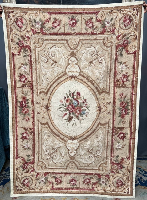 Arazzo "Aubusson" in stile classico. – Decorazioni murali, Wool, Cotton (photo 6 of 7)