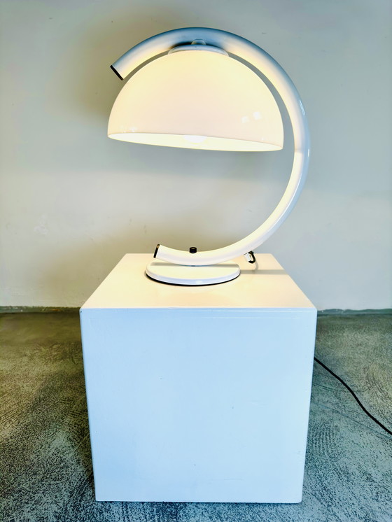Image 1 of ARCHED TABLE LAMP BY GEPO N.V., THE NETHERLANDS, 1970s
