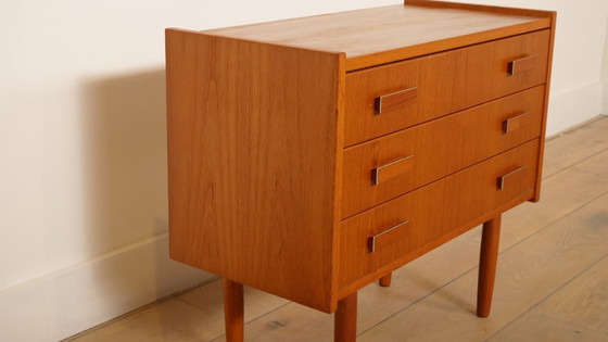 Image 1 of Vintage chest of drawers | 3 drawers | Bedside table