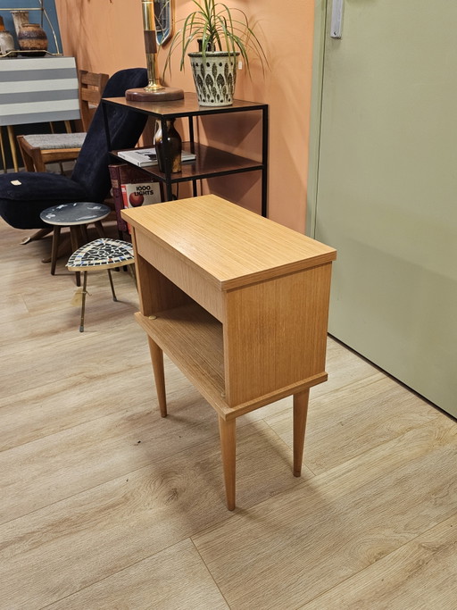 Vintage skandinavischer Nachttisch Schrank Nachttisch