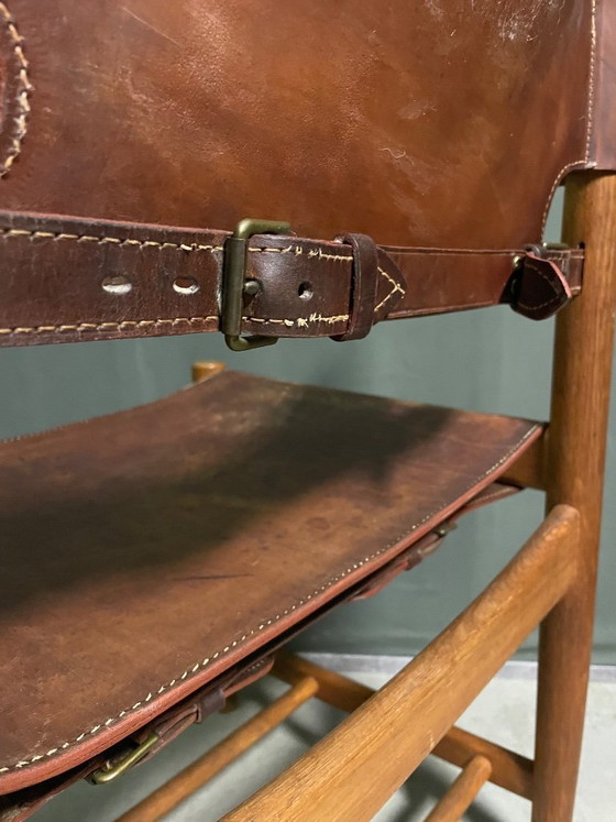 Image 1 of 4 BØRGE MOGENSEN 'SPANISH' DINING CHAIRS FOR FREDERICIA, 1960