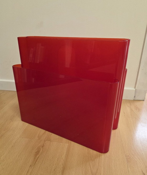 Image 1 of Kartell Vassoio da lettura 4676 Arancione Rosso di Giotto Stoppino
