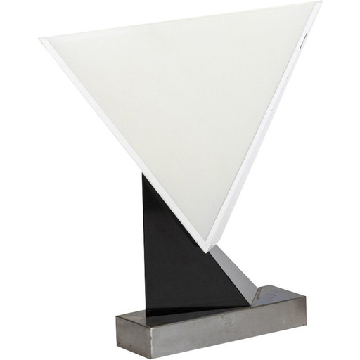 Vintage geometric lamp by Curtis and Jeré, 1983