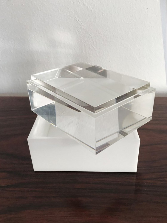 Acrylic glass boxes by Alessandro Albrizzi, 1990s, set of 2, Decorative Objects, Plexiglass (photo 9 of 19)