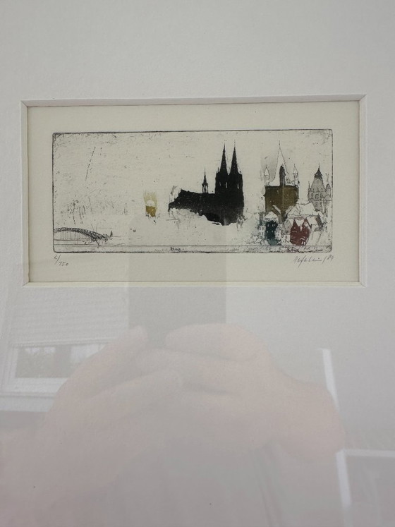 Image 1 of Alexander Befelein, original color etching, 1984, 2/150