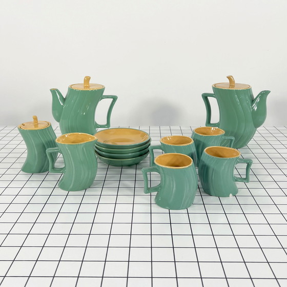 Image 1 of Ceramic Tea Service By Massimo Iosa Ghini For Naj Oleari, 1980S