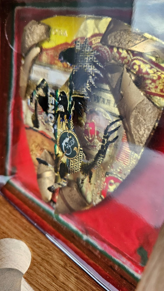 Image 1 of Exclusive Artequi "Ferrari Tribute" Ashtray – Handcrafted from Thin Oak & Epoxy – 1947 Heritage Edition