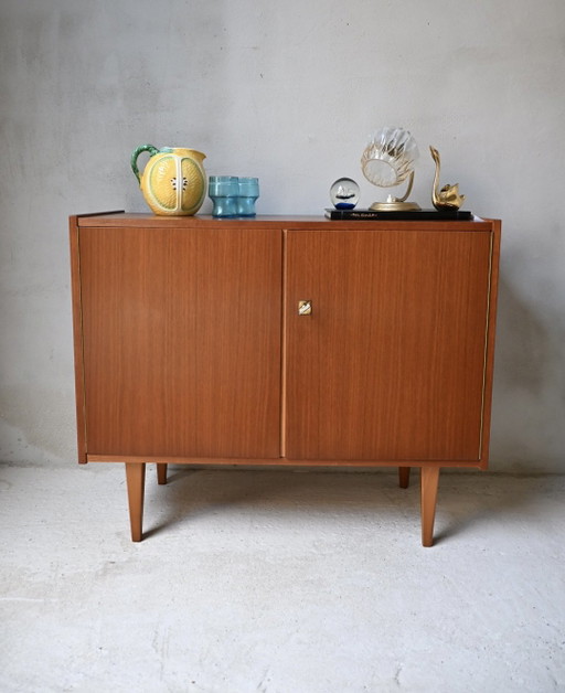 Joli meuble élégant en placage de teck des années 60/70