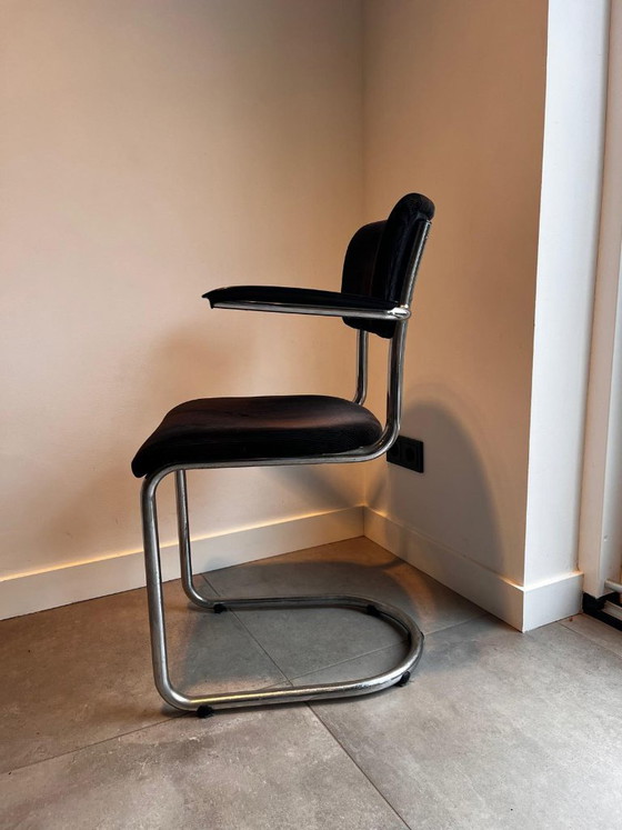 Image 1 of Sillas De Wit Brothers – Juego de 4 – Diseño con estructura tubular