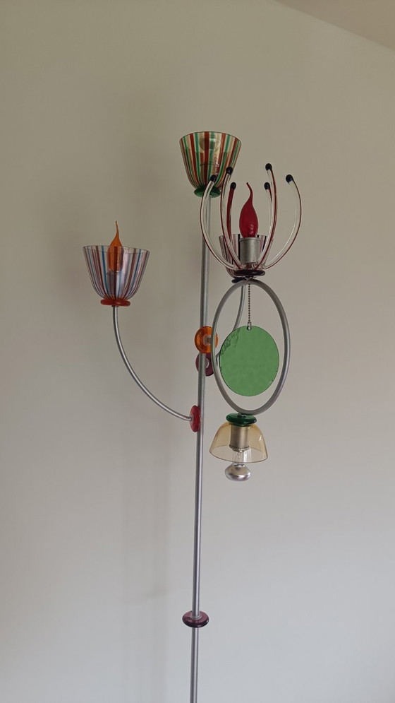 Image 1 of Lámpara de pie de cristal italiana de Andrea Anastasio