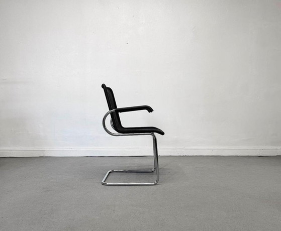 1/2 Tecta D41 Chair Wicker black Bauhaus – Armchairs, Chrome (photo 10 of 12)