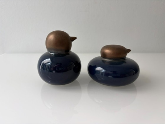 Set van 2 Vintage Keramische Beelden Scandinavische Look – Decoratieve objecten, Ceramic (photo 9 of 10)