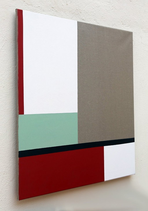 Artist painting - Tessa L.ESCOBAR - Equilibrio