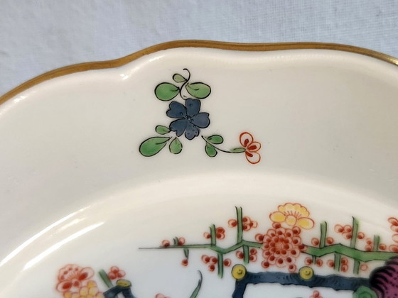 Image 1 of 2 Meissener „Kakiemon“-Teller mit japanischem Motivdekor, um 1900