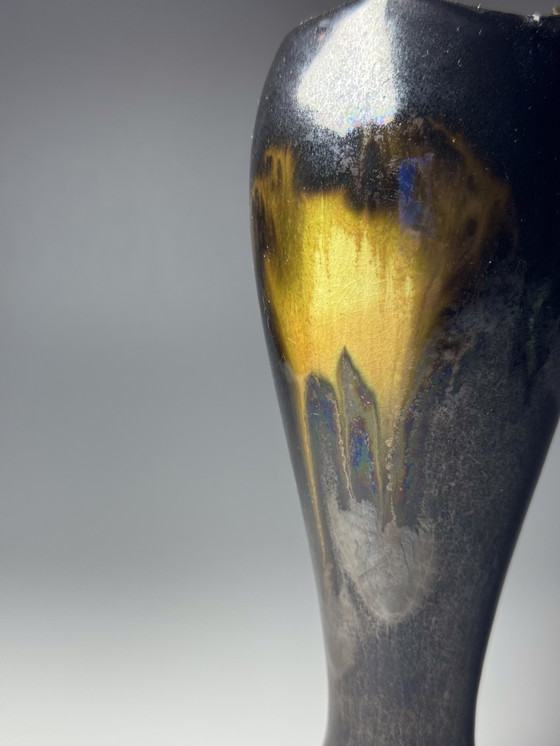 Image 1 of Set – Thulin, 1930s - Art Deco Drip-Glazed « Airain »