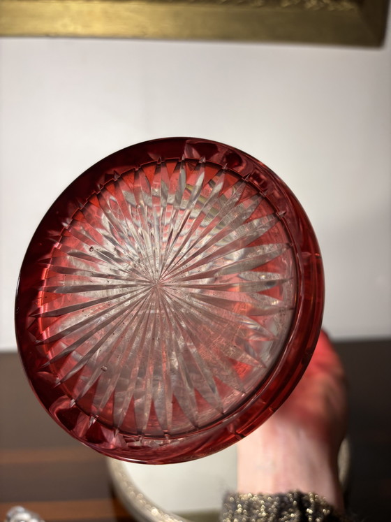 Caraffa Saint Louis Overlay Pre 1936 – Bicchieri e caraffe, Crystal (photo 13 of 13)