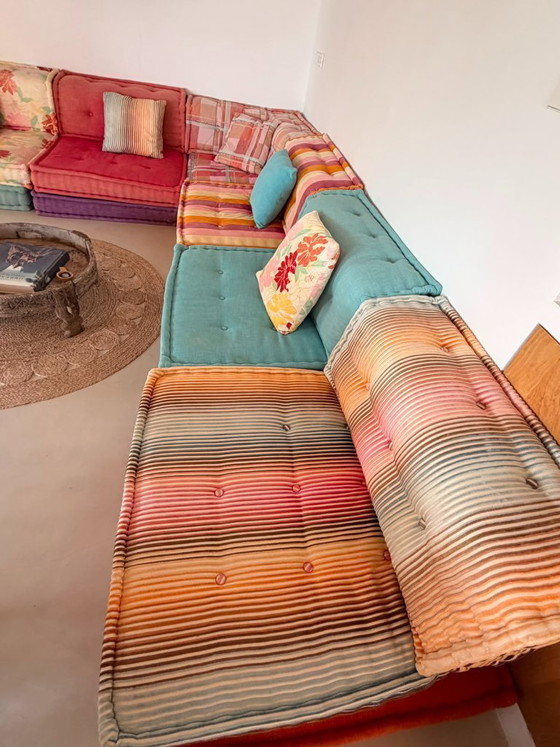 Image 1 of Canapé Mah Jong Roche Bobois – Ensemble 18 pièces – Hans Hopfer