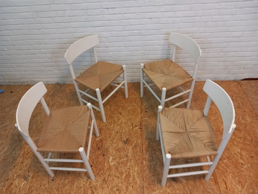Borge Mogensen J39, Set of 4 Diner chairs