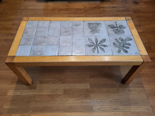 Jacques Blin ceramic stoneware coffee table France Cote-d'azur1950