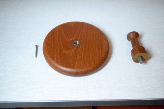 Danish Teak Jacket Hook Wardrobe Coat Rack Vintage – Wood (photo 5 of 5)