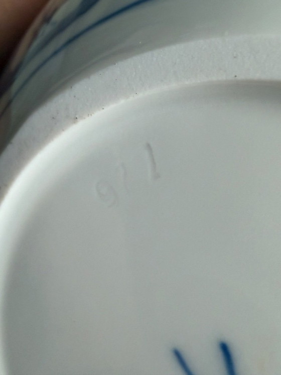 Image 1 of Original Meissen teapot, onion pattern – 1st choice – W 24 cm – excellent condition