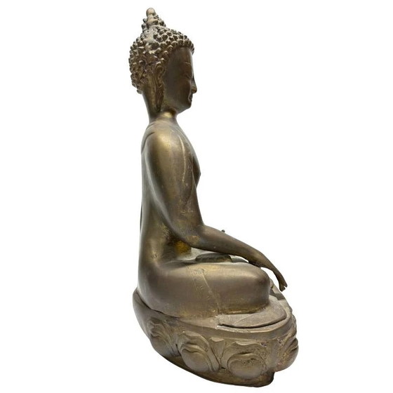 Buddha in bronzo dorato a fuoco – Himalaya – XVIII/XIX secolo – Lotto 453 – Sculture, Bronze (photo 3 of 10)