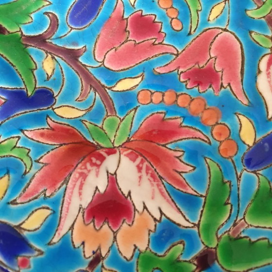 Image 1 of Bol octogonal Longwy avec 2 anses