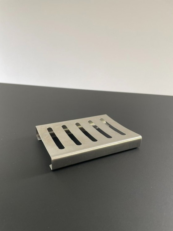 Image 1 of Elegante, rechteckige Seifenschale aus Edelstahl