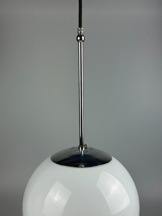 Image 1 of 60s 70s lamp ball lamp hanging lamp glass ceiling lamp space age design