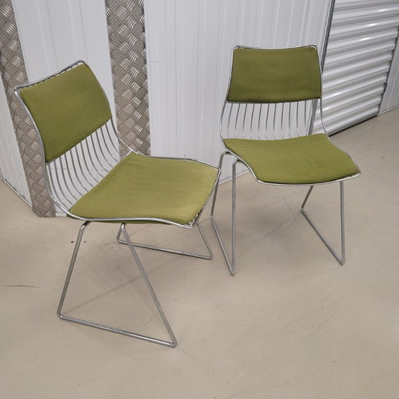Image 1 of  2 x Rudy Verelst Novalux eetkamerstoelen 