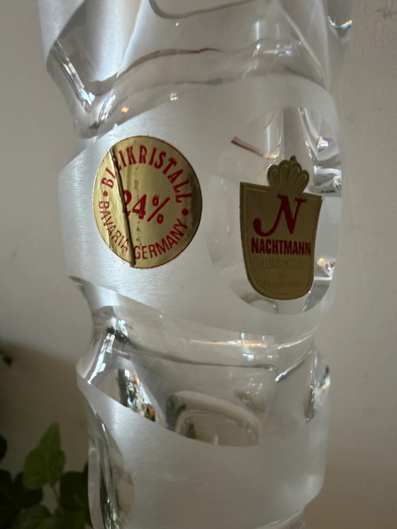 Vaso a colonna in cristallo Nachtmann – Vasi, Crystal, Mid Century Modern (photo 5 of 6)