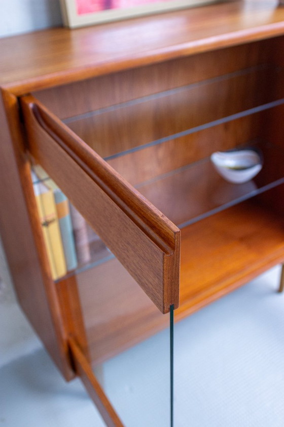 Image 1 of Vintage teak display cabinet, chest of drawers, sideboard, mid-century 1960s