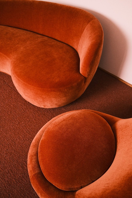 BABETTE Sofa - Sofa Company - Moss Rust - 1-seater – SOFACOMPANY, Armchairs, Polyester (photo 6 of 15)