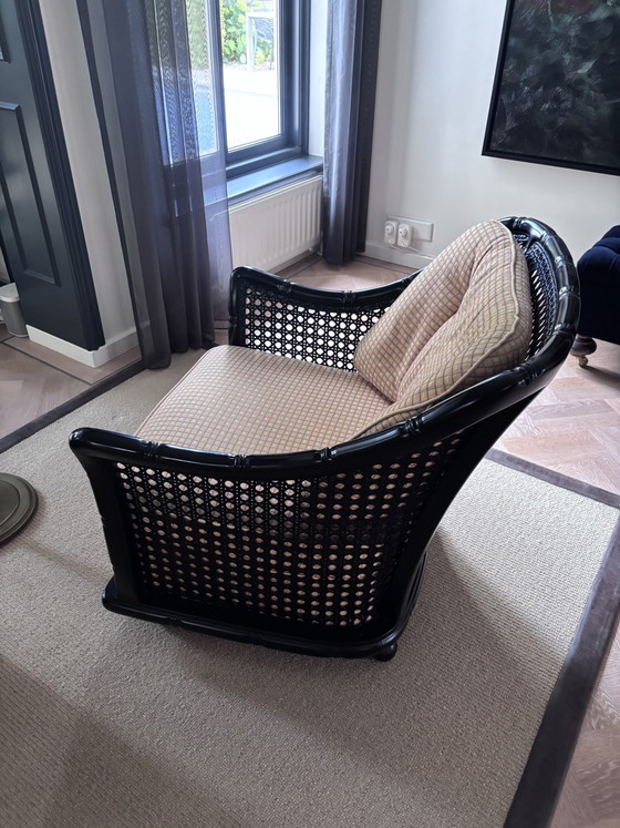 Fauteuil Giorgetti – Textile, Wood (photo 3 of 8)