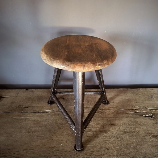 Rowac Stool 45 cm Workshop Stool Bauhaus Design