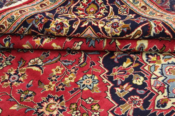 Image 1 of Original Perserteppich Keschan,Kashan Rot 350 x 245 cm Top Zustand Klassik Alt