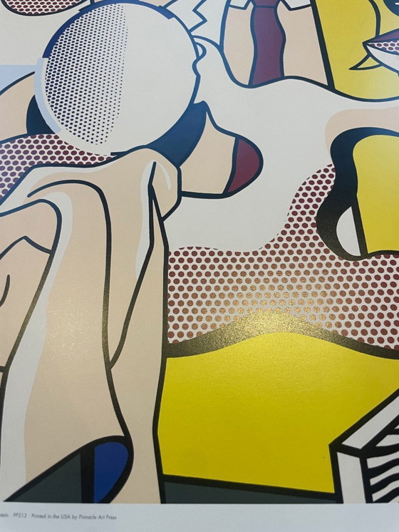 Image 1 of Roy Lichtenstein (1923-1997), Figures with Sunset, 1978, copyright 2004 Estate of Roy Lichtenstein, Printed in USA