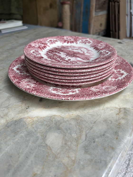 Image 1 of Incantevole set da pasticceria da 7 pezzi - Servizio da tavola in gres inglese EIT