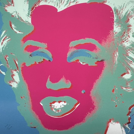 Image 1 of 1986 Carnegie Museum of Art After Andy Warhol "Marilyn Monroe" Lithograph