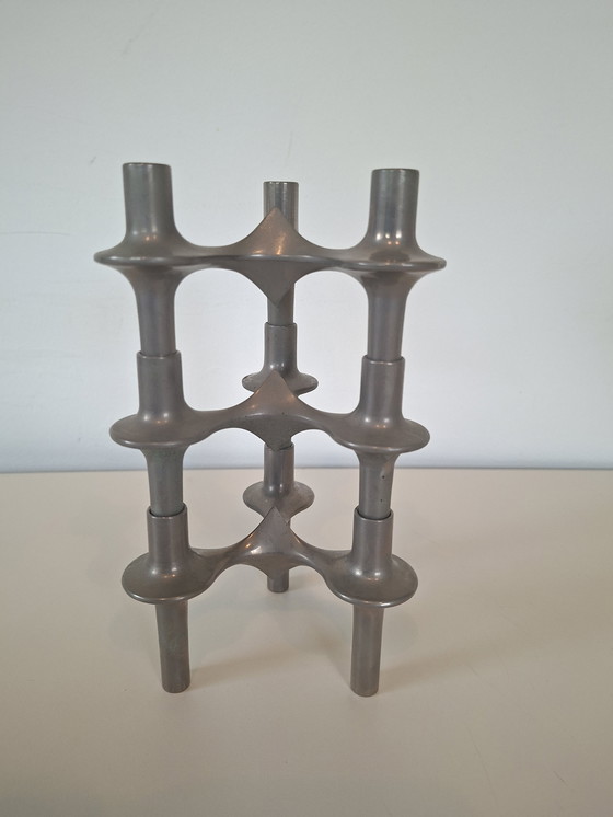 Image 1 of 3x Bougeoirs vintage Stoff Nagel BMF