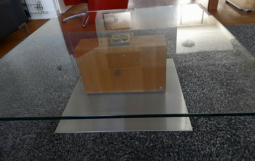 glass coffee table