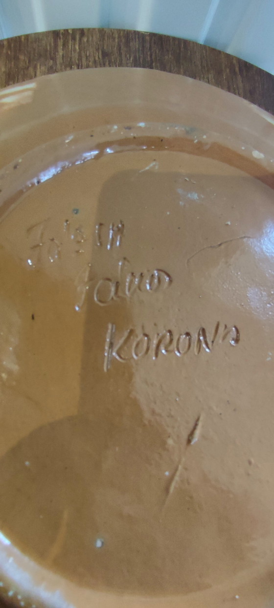 Image 1 of Ceramic plate Korond pottery
